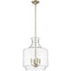 Mahannah 4 Light 15 inch Modern Gold Indoor Pendant Ceiling Light